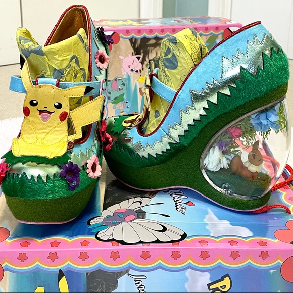 SOLD Irregular Choice X Pokemon Journey On concept wedge heels - Picture 14 of 16